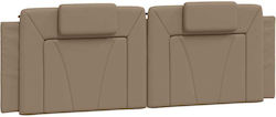 vidaXL Headboard Cushion in Cappuccino Faux Lea...