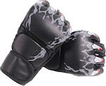 Mănuși de box din piele sintetică pentru competiție negre