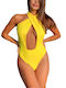 Chicret One-Piece Swimsuit Yellow