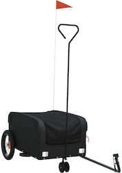 Vidaxl Black Bicycle Trailer 30 Kilograms Iron