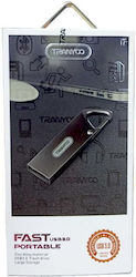 Tranyoo 16GB USB 3.0 Stick Μαύρο