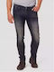 Men's Jeans Pants with Relaxed Fit Dark Blue