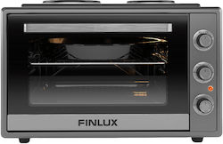 Finlux Elektrischer Ofen 60Es mit 2 Brennern Gray