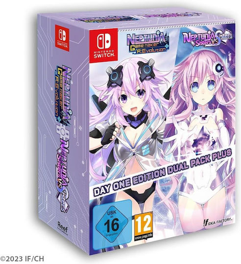 Neptunia GameMaker R:Evolution & Sisters vs. Sisters Double Pack Day One Edition Switch Game