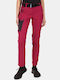 Kilpi Women's Hiking Long Trousers Red