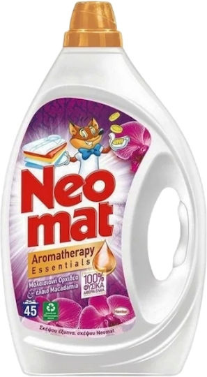 Neomat Aromatherapy Υγρό Απορρυπαντικό Ρούχων με Άρωμα Μαλαισιανή Ορχιδέα 25lt (45 Μεζούρες)