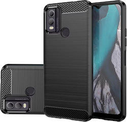 Techsuit Carbon Back Cover Σιλικόνης Μαύρο (Nok...