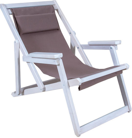 Politishome Pânză Pentru Șezlong Taupe Închis 42x114 cm
