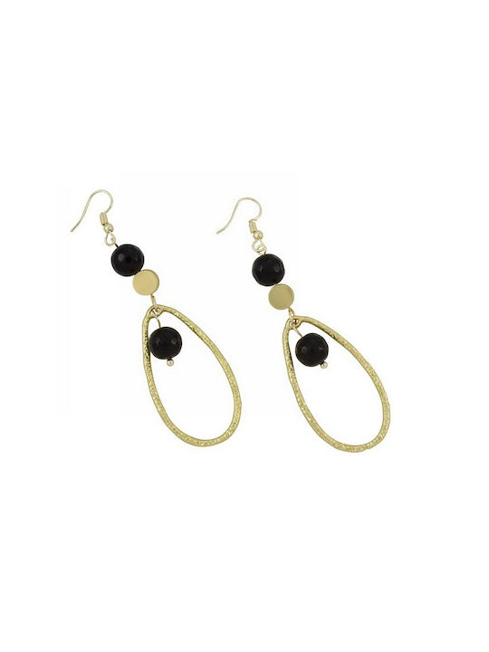 Kostibas Fashion Earrings Dangling Gold Plated