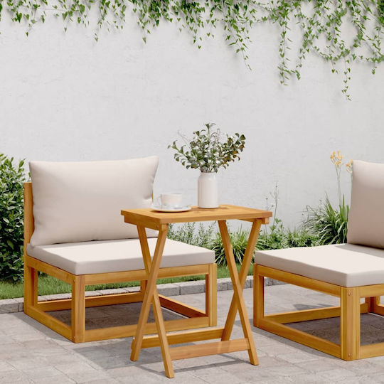 Помощна маса за Малки Външни Пространства Сгъваема MASSIF WOOD 50x36x60бр