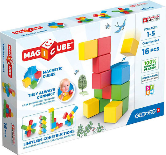 Geomag Magnetic Construction Toy Magicube for Children 1+ Years