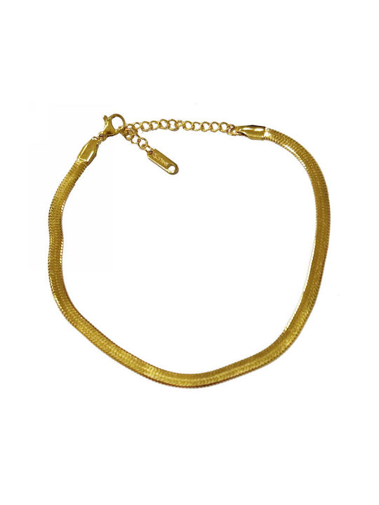 Kostibas Fashion Bracelet made of Steel Gold Plated