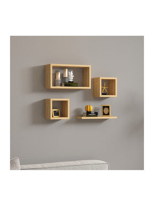 Ράφι Τοίχου Babine Oak 84x15x44εκ.