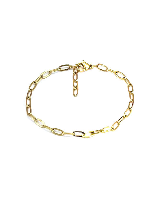 Kostibas Fashion Bracelet made of Steel Gold Plated