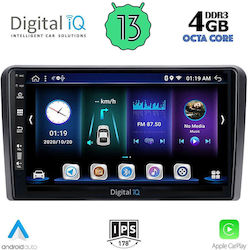 Digital IQ Ηχοσύστημα Αυτοκινήτου 2DIN (Bluetooth/USB/AUX/WiFi/GPS/Apple-Carplay/Android-Auto) με Οθόνη Αφής 9"