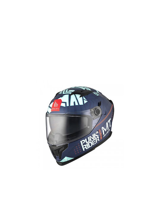 MT Braker SV Black/Blue Matt Motorcycle Helmet ...