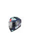MT Braker SV Black/Blue Matt Motorcycle Helmet Full Face ECE 22.06 1650gr