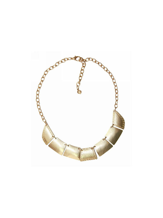 Kostibas Fashion Necklace Gold Plated