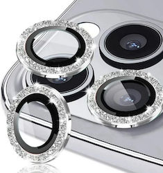 Lens Glass Strass Προστασία Κάμερας Tempered Glass Ασημί για το iPhone 11 Pro / 11 Pro Max Lens Glass Strass Προστασία Κάμερας Tempered Glass Ασημί για το iPhone 11 Pro / 11 Pro Max