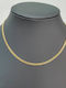 Kostibas Fashion Chain Neck made of Steel Gold-plated