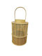 JK Home Decoration Felinar Bambus Bej 21.5x30buc 1buc
