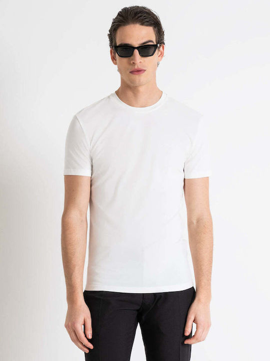 Antony Morato Men's Athletic T-shirt Short Sleeve White