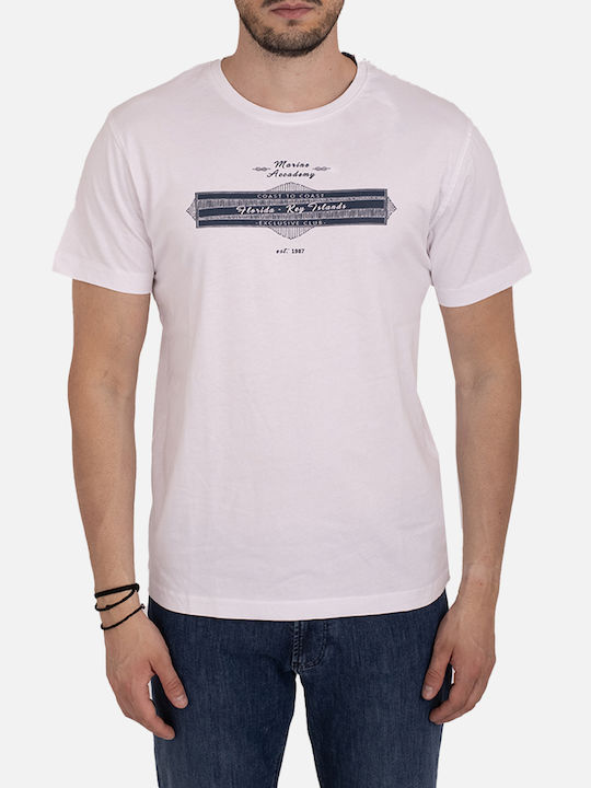 Ascott Ανδρικό T-shirt Κοντομάνικο White