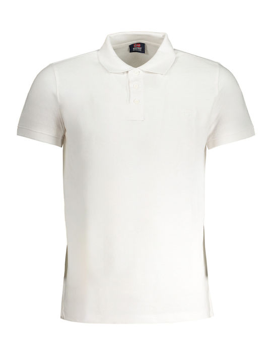 Squola Nautica Italiana Men's Short Sleeve Blouse Polo White