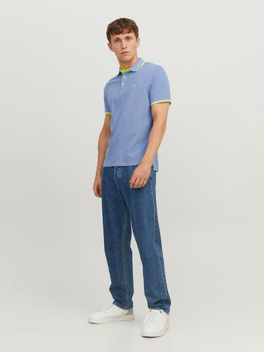 Jack & Jones Polo Tricou Bright Cobalt NEON