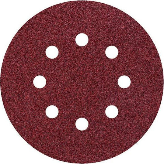 Wolfcraft Φύλλο Λείανσης Έκκεντρου Τριβείου 125x125mm Σετ 5τμχ