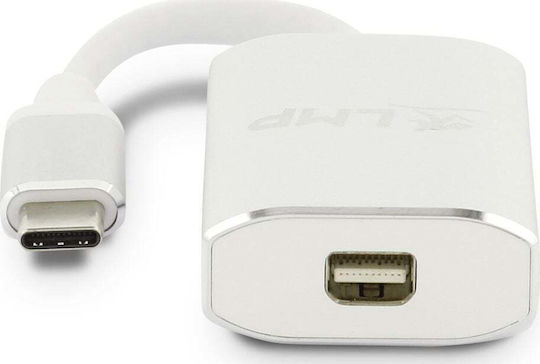 LMP Μετατροπέας USB-C male σε mini DisplayPort female Ασημί 1τμχ