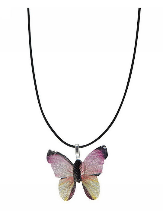 Kostibas Fashion Κολιέ με Ροζ Επιχρύσωση Kostibas Fashion Κολιέ με Ροζ Επιχρύσωση