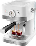 Sencor SES 1720WH Mașină Espresso Automată Presiune 20bar Albă