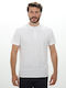 Van Hipster Men's Short Sleeve Blouse Polo White