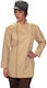 The Uniform Company Mantel Koch 100% Baumwolle Damen Beige mit Langärmelig