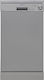 Crown Freestanding Dishwasher for 10 Place Settings W45xH85cm Inox