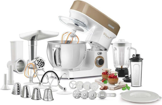 Sencor Stand Mixer 1200W with Glass Mixing Bowl 5lt