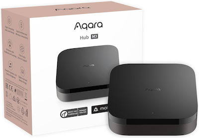 Aqara M3 Hub Inteligent Compatibil cu Chestiune / Alexa / Apple HomeKit / Google Home Negru HM-G01D
