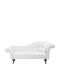 Recliner from Faux Leather White M127xW57cm