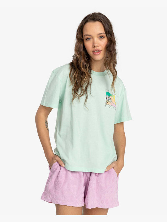 Billabong Women's T-shirt Sweet Mint