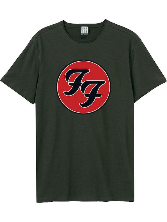Amplified Foo Fighters T-shirt Gray Baumwolle
