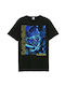 Amplified T-shirt Iron Maiden Black Cotton