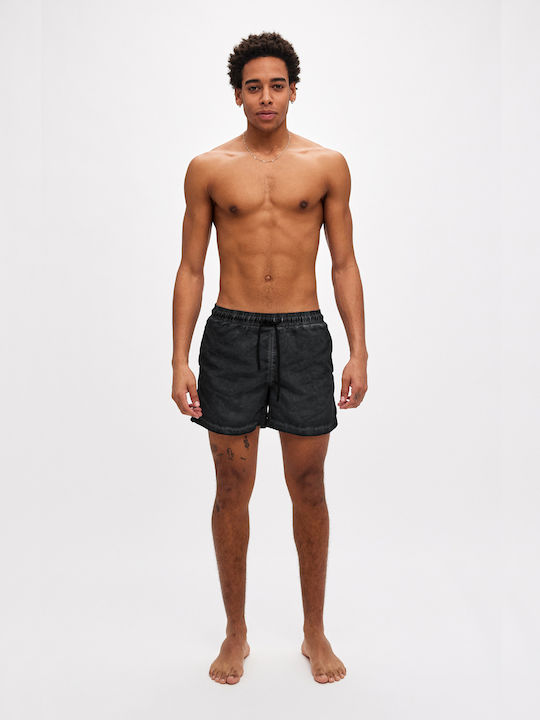 Dirty Laundry Men's Swimwear Shorts Black with Patterns