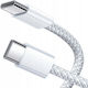 Mcdodo USB 2.0 Cable USB-C male - USB-C 60W PD Λευκό 1m CA-5690
