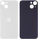 Battery Cover Bigger Hole White for iPhone 13