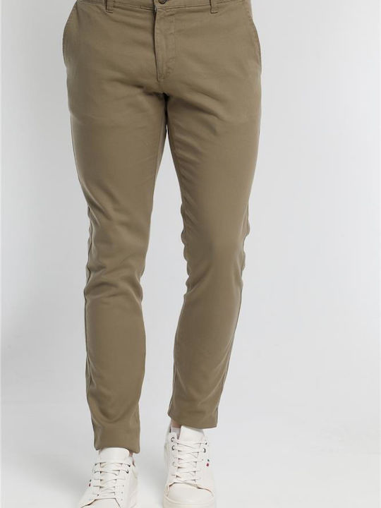 Pantaloni pentru bărbați Chino cu Croială Slim Beige