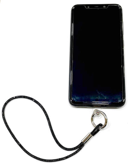 Kostibas Fashion Neck Strap for Mobile Phones Black