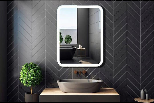 PRIMA60X80 Καθρέπτης Αφής 80x100cm Λευκός
