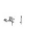 Karag Mixing Bathtub Shower Faucet Complete Set Inox Bronze