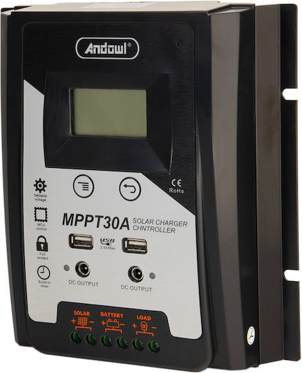 Andowl Ρυθμιστής Φόρτισης MPPT 24V 40A